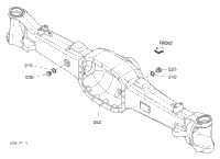 >G54002 Front Axle Housing [Front Axle Component] [Front Axle:Standard Type]