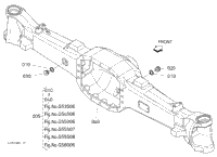 >G54006 Front Axle Housing [Front Axle Component] [With Front Suspension] [Front Axle:Standard Type]