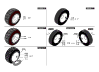 >01A006 Complete Wheels