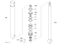 >B34000 Cylinder(Bucket) [Component Parts]