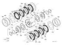 >D21801 Clutch Pack (Shuttle) [Component Parts] [Old] ## S.No.<=84963 [Note:Order By Fig.No.D21700 Ref.No.080,100 And 120 New Parts.]