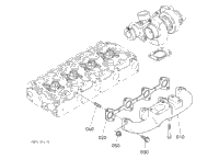 >060200 Exhaust Manifold [Old] ## S.No.;<=8J3987
