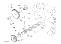 >S00800 Camshaft And Idle Gear Shaft