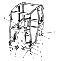 >I00200 Rops Mounting Assembly