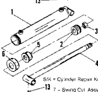>010000 Swing Cylinder Component