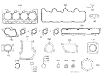 >090601 Upper Gasket Kit [Rops Type] [Old Type] ## S.No.;A:<=3K1944