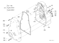 >K03701 Pto Gear Case 4 (Case) [Component Parts] [With Front Pto(21 Splines)]