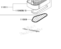 Kawasaki Engines Fc4v Ds12 4 Stroke Engine Fc4v Air Filter Muffler Shank 39 S Lawn Cub Cadet