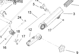 Lawn Boy 10696 Insight Gold Lawn Mower 2006 SN 260000001 260999999 Upper Handle Assembly PartsHouse