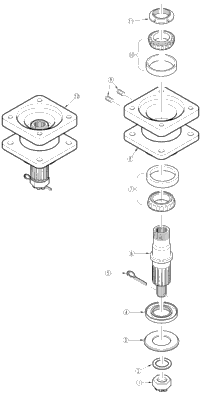 >Spindle Hub Assembly (826-110C)