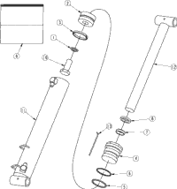 >Hydraulic Cylinder (839-682C) Kelley