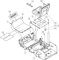 >Seat And Footrest ( S/N 472620 To 526170)
