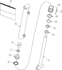 >Hydraulic Cylinder (839-684C) Kelley