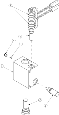 >Hydraulic Valve Cylinder Control (810-643C)