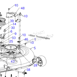 MTD CMXGRAM1130038 13AL78XS093 T130 2019 Deck Shanks Lawn