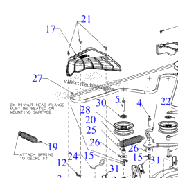 MTD CMXGRAM1130047 13AQA2ZW093 T310 2019 Deck Shanks Lawn