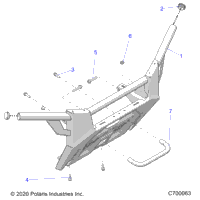 2023 Polaris RANGER CREW 1000 FULL SIZE PS (R23T6E99ND) Body, Front ...