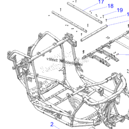 2021 Polaris RZR PRO XP ULTIMATE CA (Z21RAD92BB/BK) Chassis, Main 