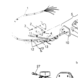 1995 Polaris 300 4x4 W Electrical Taillight Assembly 4x4 300 Polaris Parts 123