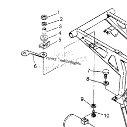 1994 Polaris 300 4x4 W Exhaust System Polaris Parts 123