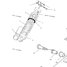 03 Polaris Scrambler 500 4x4 A03bg50aa Swing Arm Shock Mounting Babbitts Polaris Partshouse