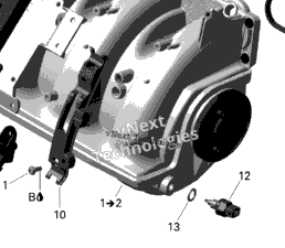 2009 Sea-Doo RXP-X 255 and 255 RS Air Intake Manifold And Throttle 