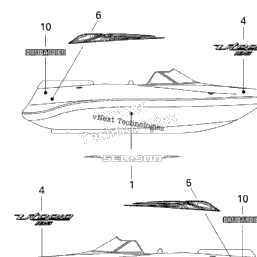 2004 Sea Doo Utopia 185 Decals Utopia 185 Fox Powersports Sea Doo Partshouse