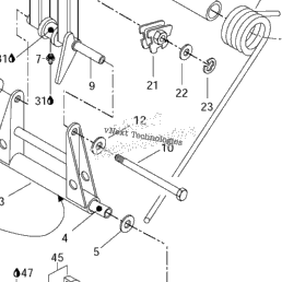 1997 Ski-Doo MX Z X 440 LC Rear Arm, Rear Suspension ...