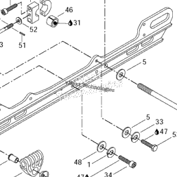 1997 Ski-Doo MX Z X 440 LC Rear Arm, Rear Suspension ...