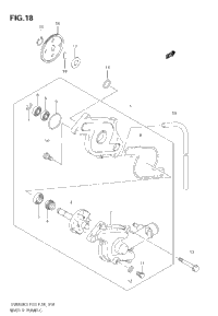 2006 Suzuki Sv650a Water Pump 