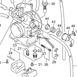 2004 Suzuki RM125 Carburetor (Model K5) | Babbitts Suzuki Parts House