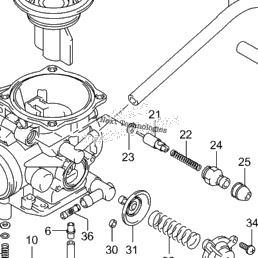 Carburetor Carb Rebuild Repair Kit For 2002-2005 Suzuki LT-A500F Vinson 4X4 