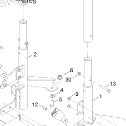 Toro Consumer 79485 ROPS Kit TimeCutter Riding Mower Roll Over Protection System Assembly PartsHouse