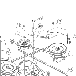 Troy Bilt Bronco 46 Deck Belt Diagram