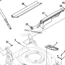 Troy Bilt 12AV566M011 2008 General Assembly Shank s Lawn Troy Bilt