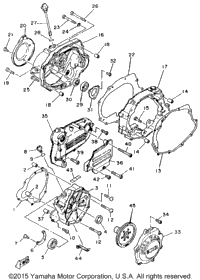 1988 Yamaha MOTO-4 (YFM225U) OEM Parts, Babbitts Online yamaha 4 wheeler motor diagrams 