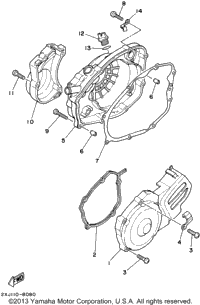 blaster crankcase