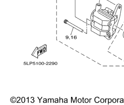 5LPB 2003 Details about   Brake Disc Pads Pins Rear For Yamaha YFM 660 RR Raptor 
