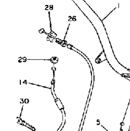 1980 Yamaha Qt50 Handlebar Cable Babbitts Yamaha Partshouse