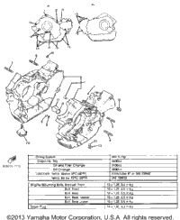 1982 Yamaha VIRAGO 750 (XV750J) OEM Parts, Babbitts Yamaha Partshouse