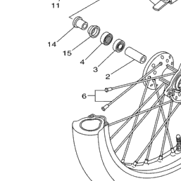 yamaha ttr 125 front wheel