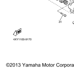 Yamaha OEM Part 4XY-16371-00-00