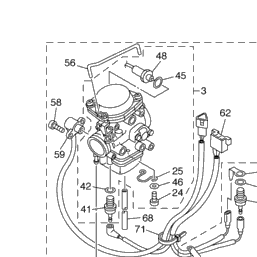 yamaha v star 1100 carburetor