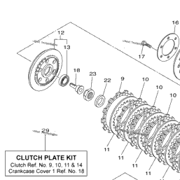 yamaha bolt clutch