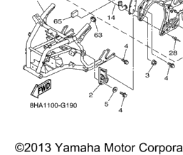 Details about   TeamStandard Bottom Gear~2008 Yamaha FX10MTRA FX Nytro MTX 40th Anniv