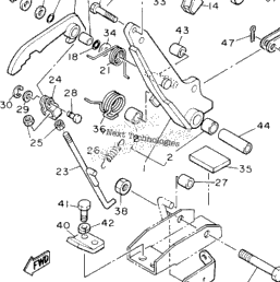 club car precedent brake pedal assembly